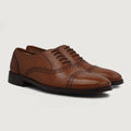 Grisson Brogues Oxford Tostado Zapatos de cuero para Hombre