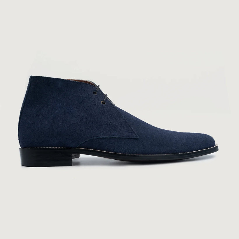 Corry Chukka Midnight Azul Suede Leather Boots para Hombre