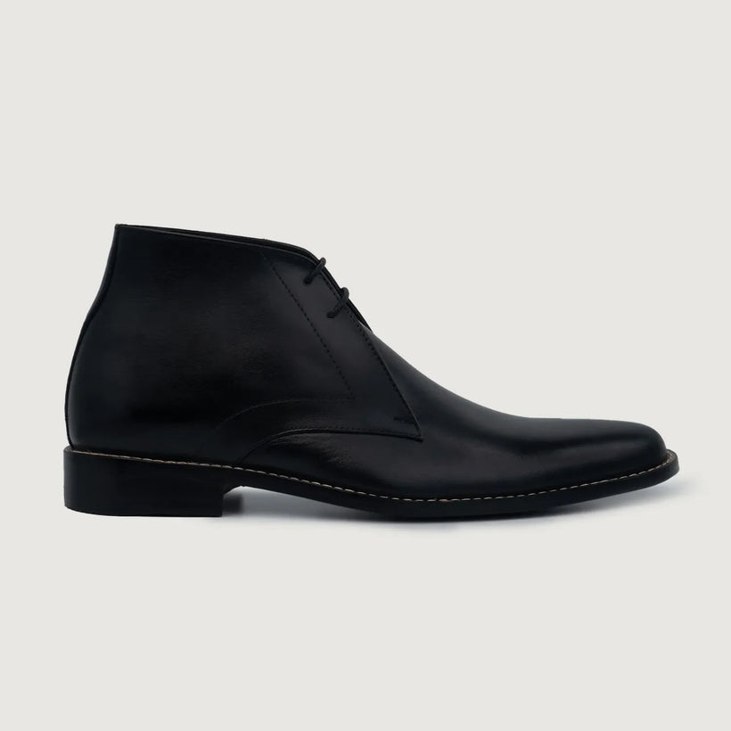 Corry Chukka Negro Leather Boots para Hombre