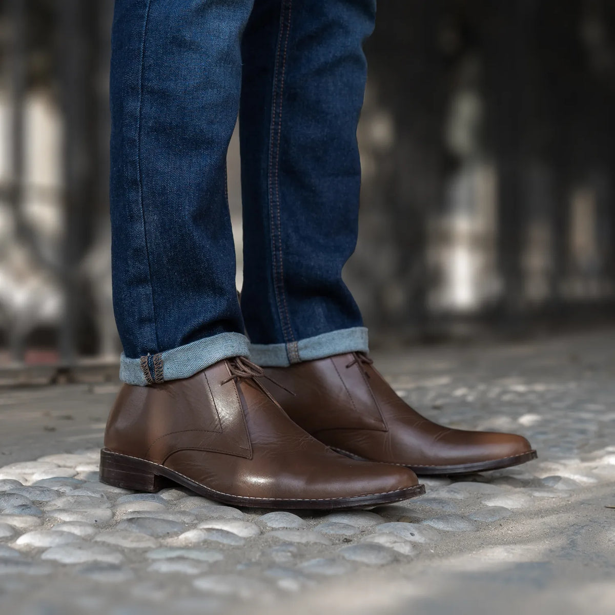 Orlaven Corry Chukka Brown Leather Boots footwear image 9