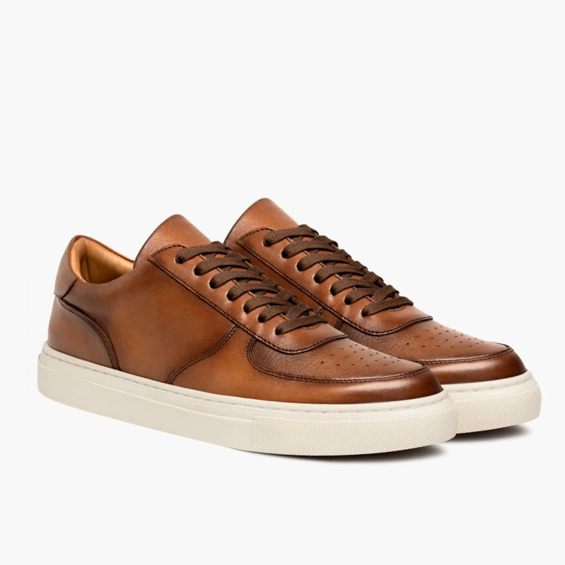 Court Toffee x Off-Blanco Leather Sneakers para Hombre