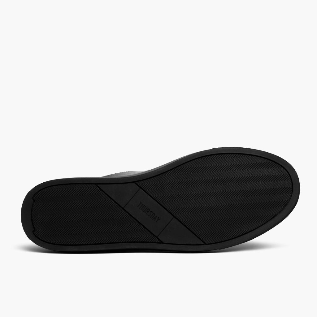 High-Traction Rubber Outsole & Lug Tread Pattern on Encore Jet Negro Zapatillas de cuero para Hombre