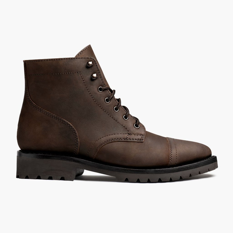 Captain StormKing® Tobacco Leather Boots para Hombre