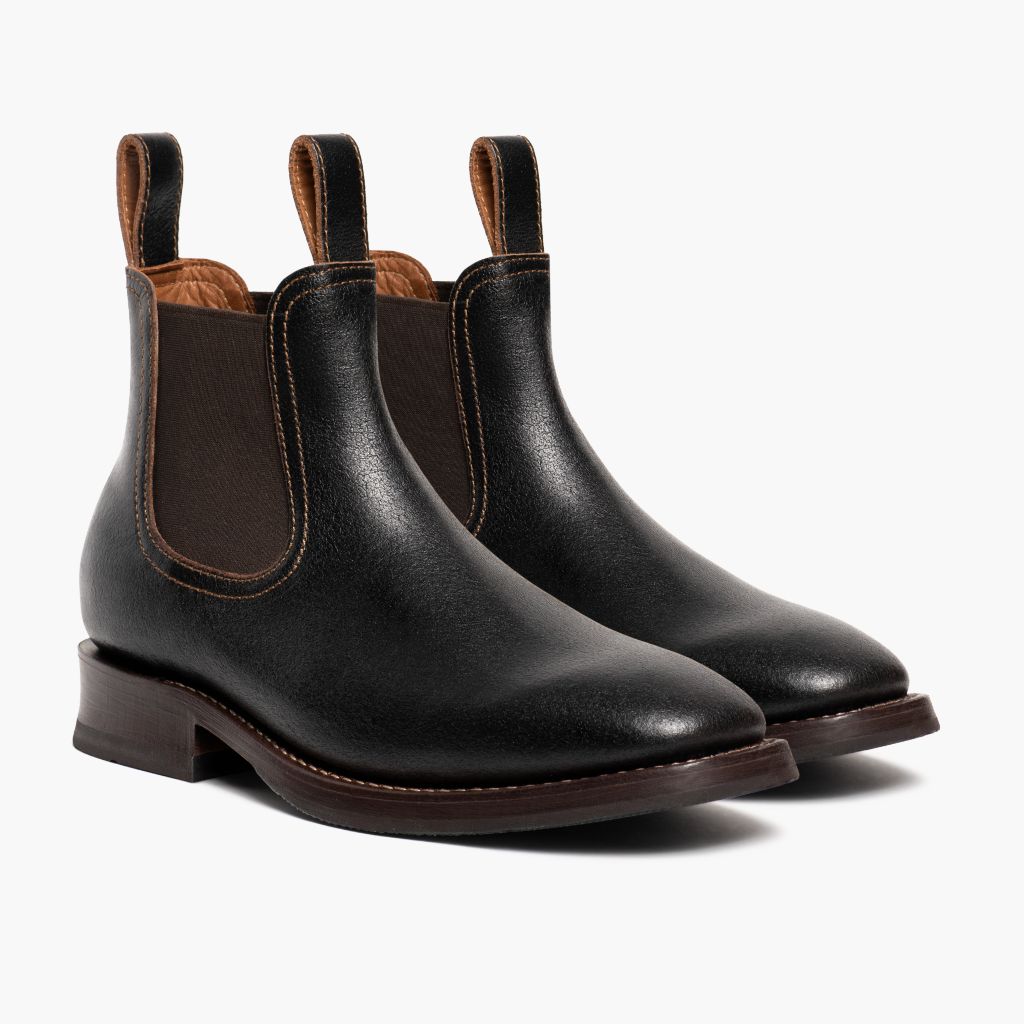 Journeyman Cacao Botas de cuero para Hombre in Classic Full-Grain Leather - Vista de perfil | Comprar online