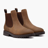 Legend Safari Leather Boots in Classic Full-Grain Leather - Lateral Side Profile View | Buy Online