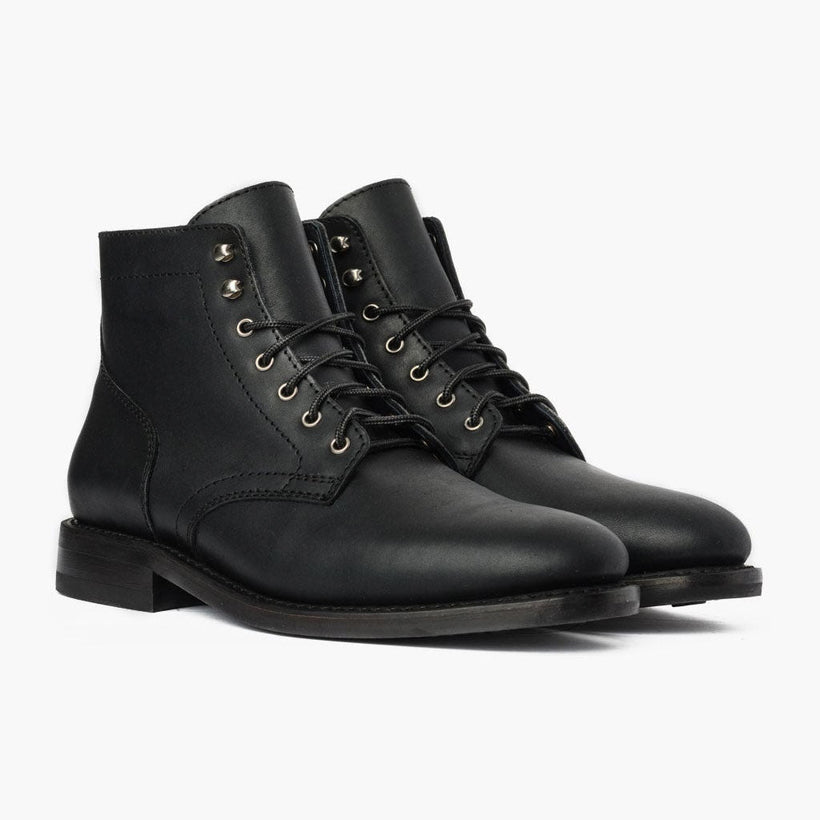 President Negro Mate Botas de cuero para Hombre