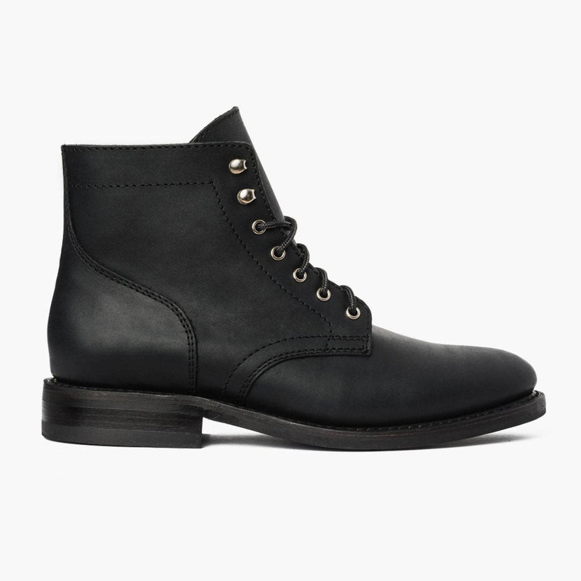 President Negro Mate Botas de cuero para Hombre