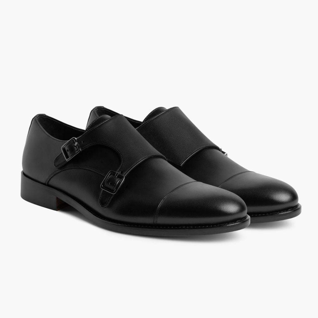 Saint Negro Mocasines de cuero para Hombre For Men en cuero vacuno negro auténtico - Vista de perfil | Comprar online