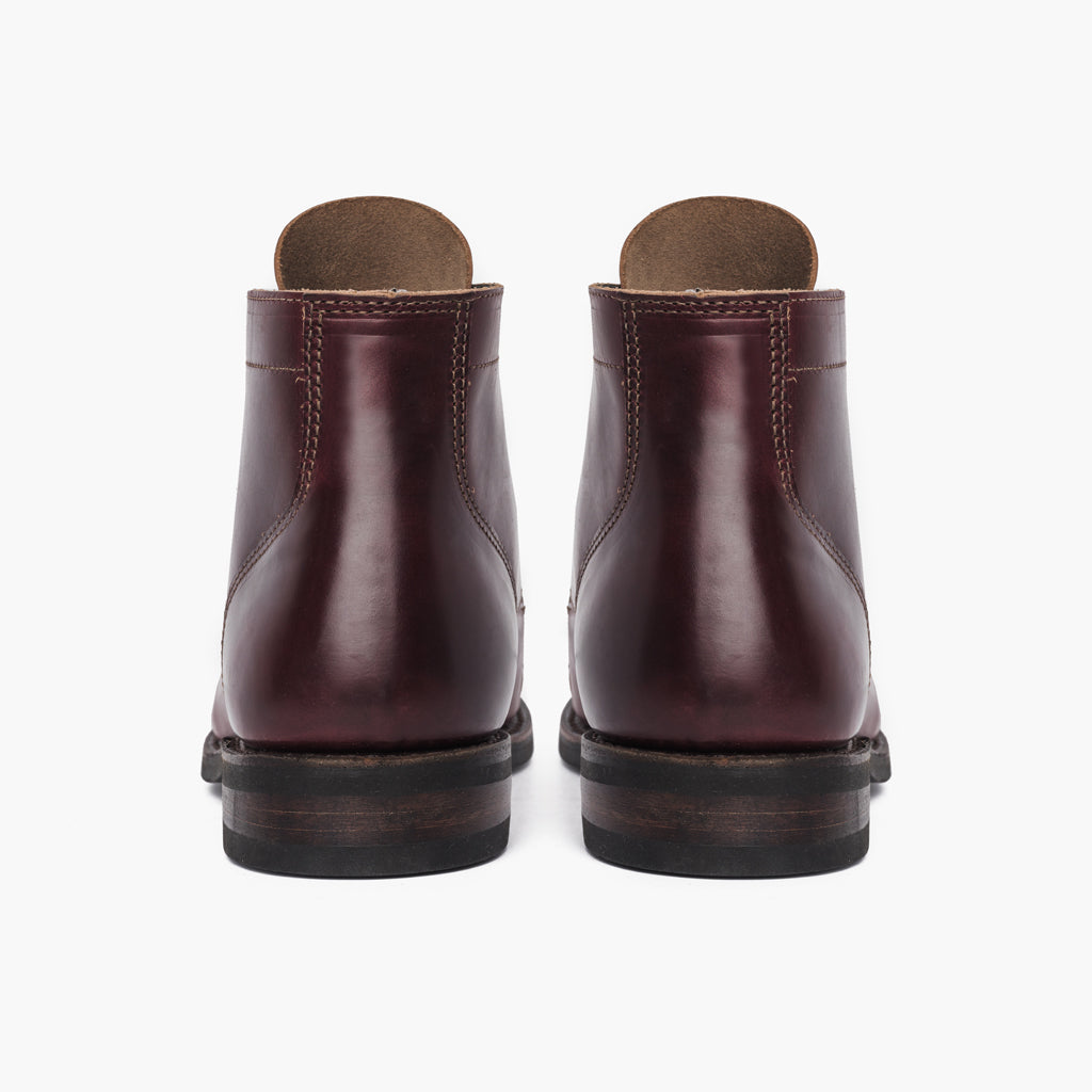 Vanguard Color #8 Botas de cuero para Hombre For Men - Contrafuerte de talón reforzado y doble costura de precisión