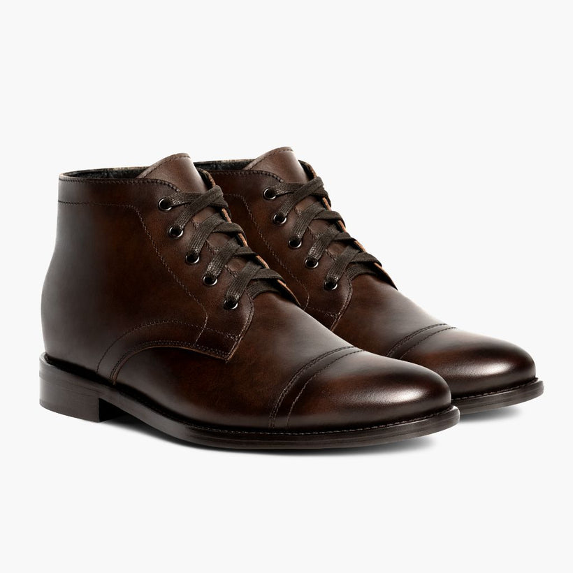 Cadet Rich Mahogany Leather Boots para Hombre