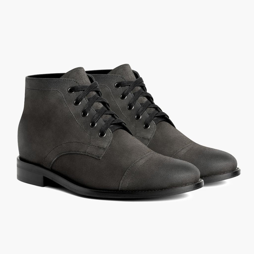 Cadet Shadow Gris Leather Boots para Hombre