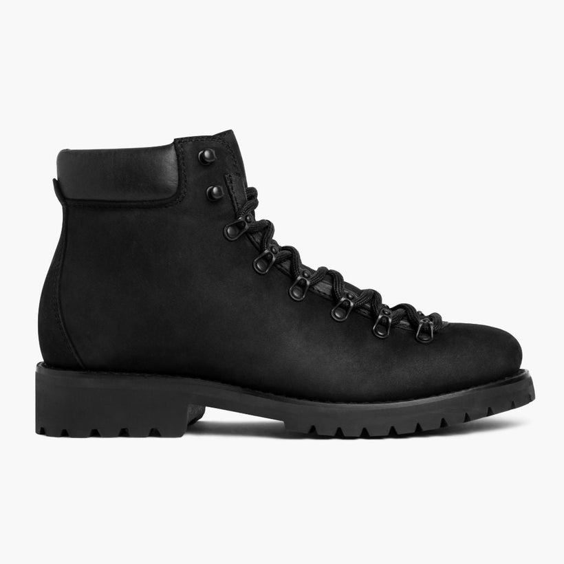 Commander Negro Matte Leather Boots para Hombre