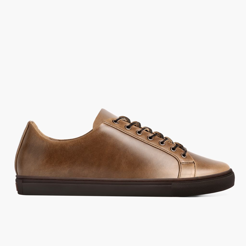Classic Full-Grain leather Sneakers - Construcción cosida Goodyear y puntera delantera