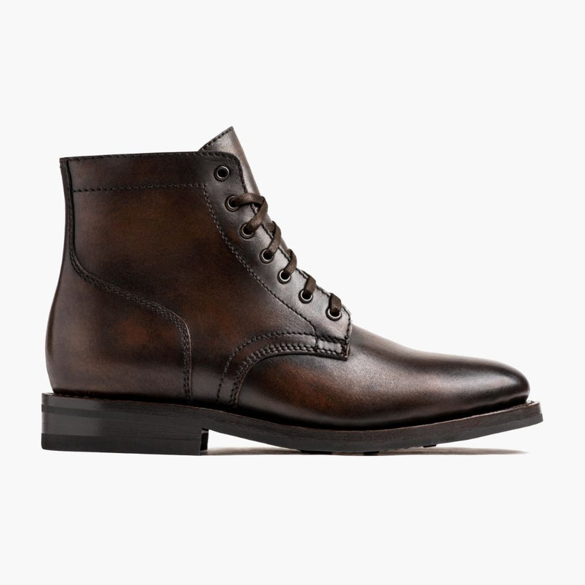 President Café Negro Botas de cuero para Hombre
