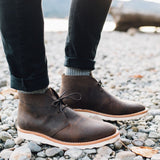 Authentic Full-Grain Leather Grain Depth & Pull-Up Patina Texture Detail