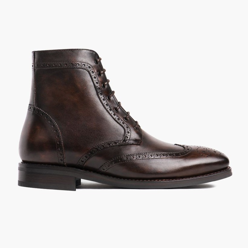 Wingtip Dark Oak Botas de cuero para Hombre