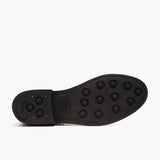 High-Traction Rubber Outsole & Lug Tread Pattern on Captain Whiskey Leather Boots