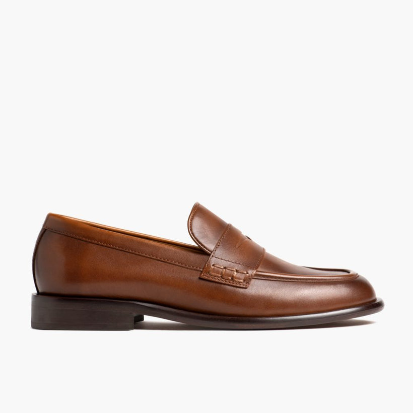 Dress Penny Pecan Leather Boots para Mujer
