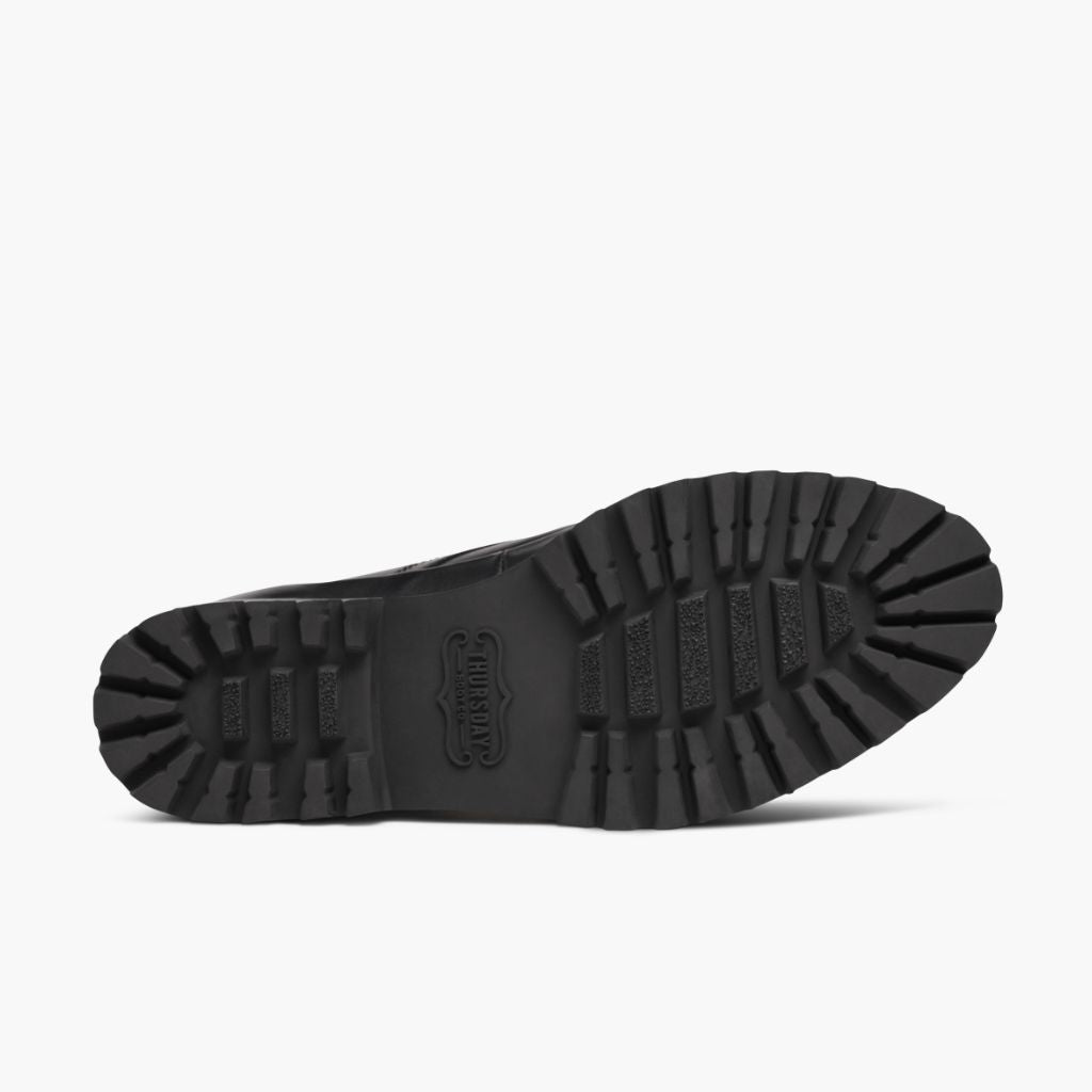 Ryder Negro Botas de cuero para Mujer - Contrafuerte de talón reforzado y doble costura de precisión