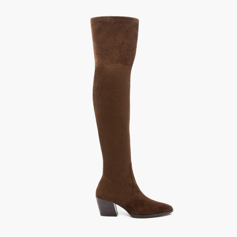 Tempest Espresso Leather Boots para Mujer