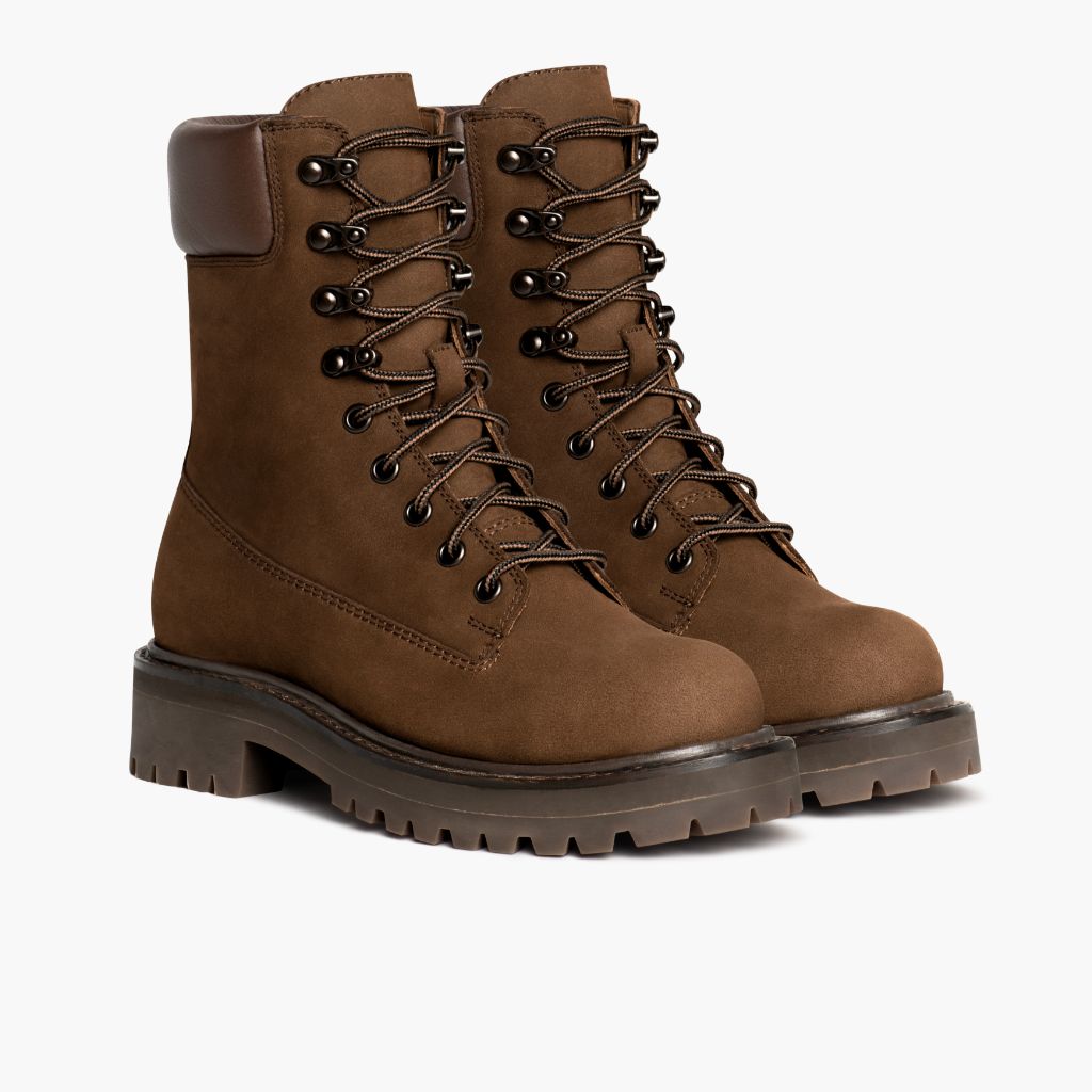 Tan Full-Grain leather Boots - Construcción cosida Goodyear y puntera delantera