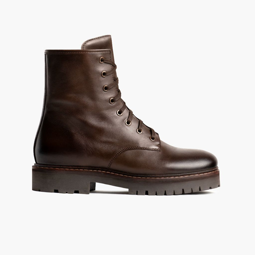 Combat Java Leather Boots para Mujer