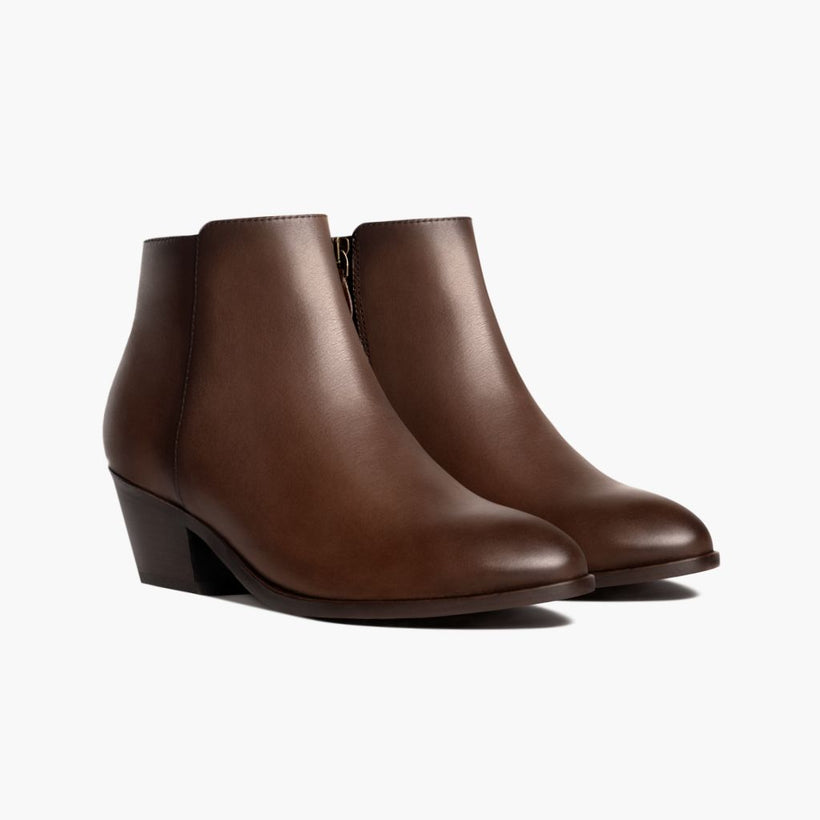 Downtown Amaretto Leather Boots para Mujer