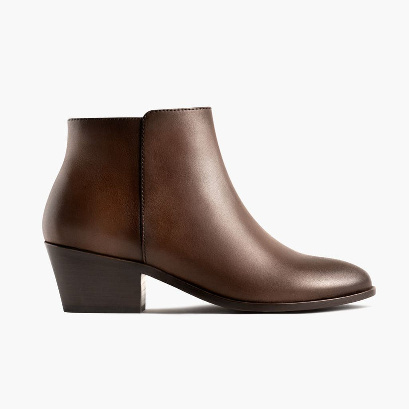 Downtown Amaretto Leather Boots para Mujer