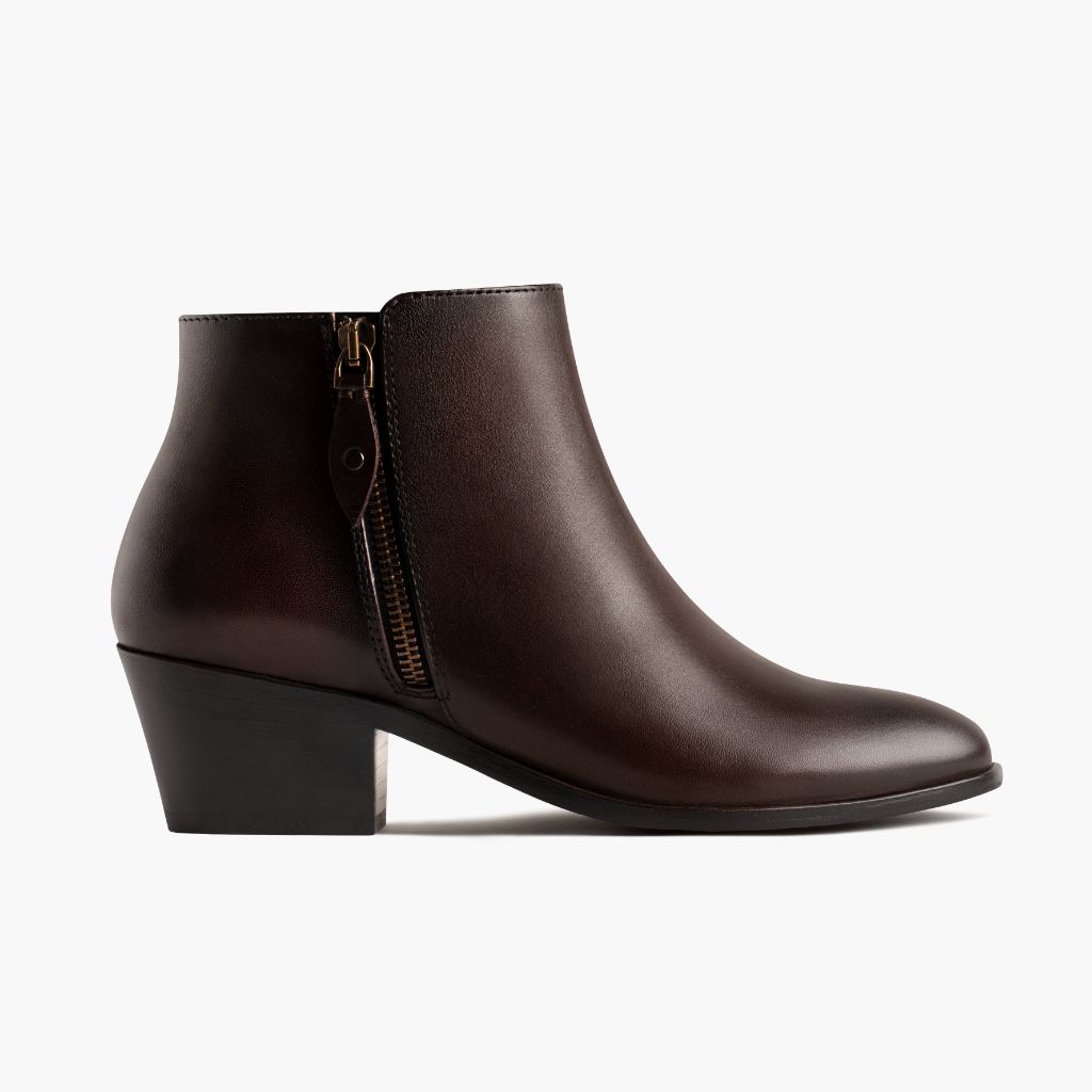 Downtown Viejo Inglés Botas de cuero para Mujer - Contrafuerte de talón reforzado y doble costura de precisión