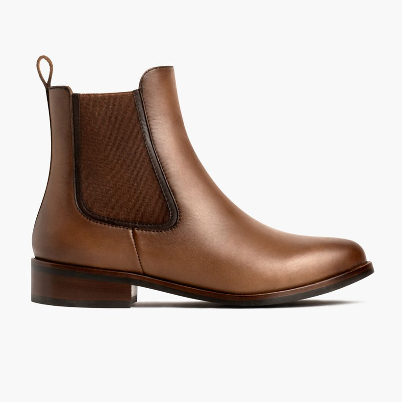 Duchess Amber Wheat Leather Boots para Mujer