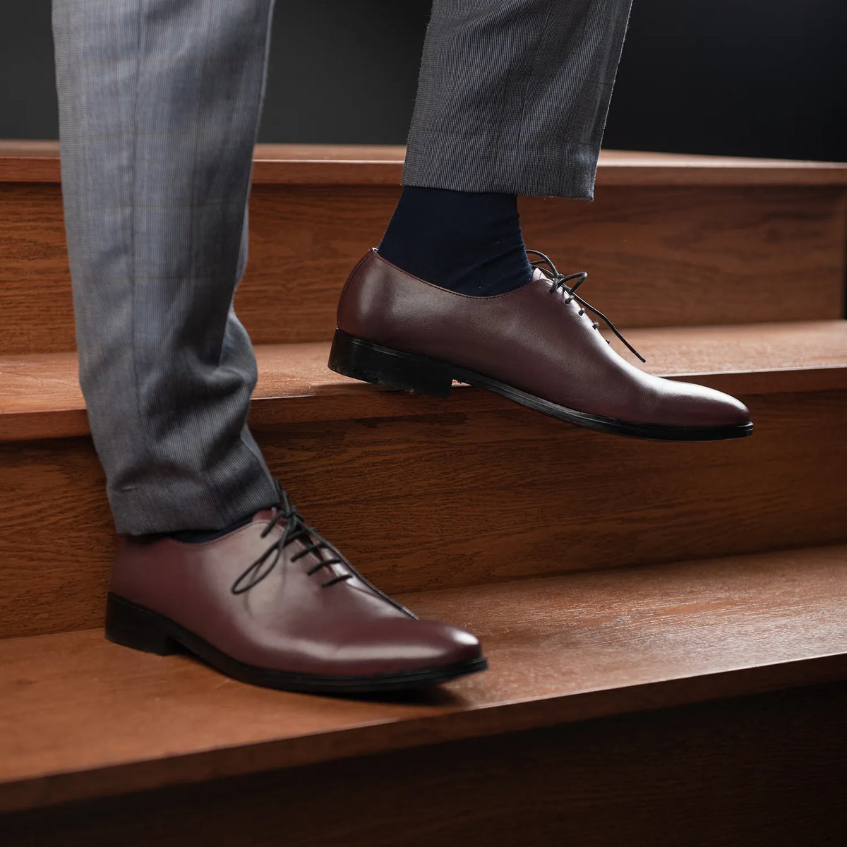 Orlaven Director Wholecut Granate Zapatos de cuero para Hombre footwear image 10