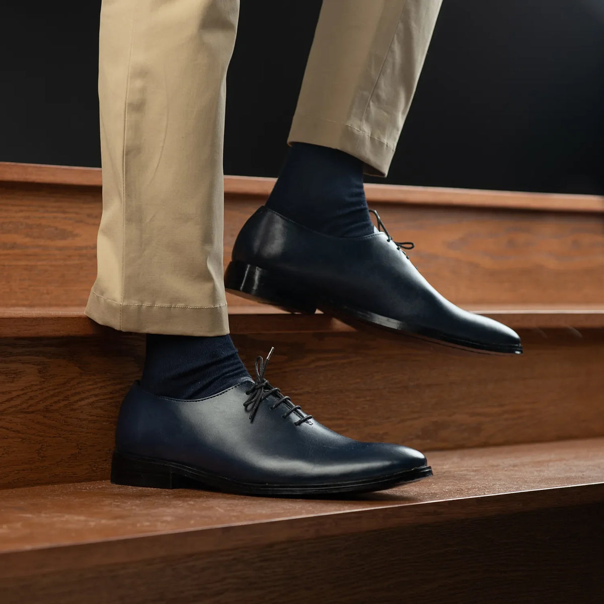 Orlaven Director Wholecut Midnight Azul Zapatos de cuero para Hombre footwear image 10