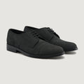 Dirk Brogues Derby Matte Negro Nubuck Zapatos de cuero - StudGuard para Hombre