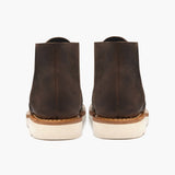 High-Traction Rubber Outsole & Lug Tread Pattern on Scout Tobacco Leather Boots For Men