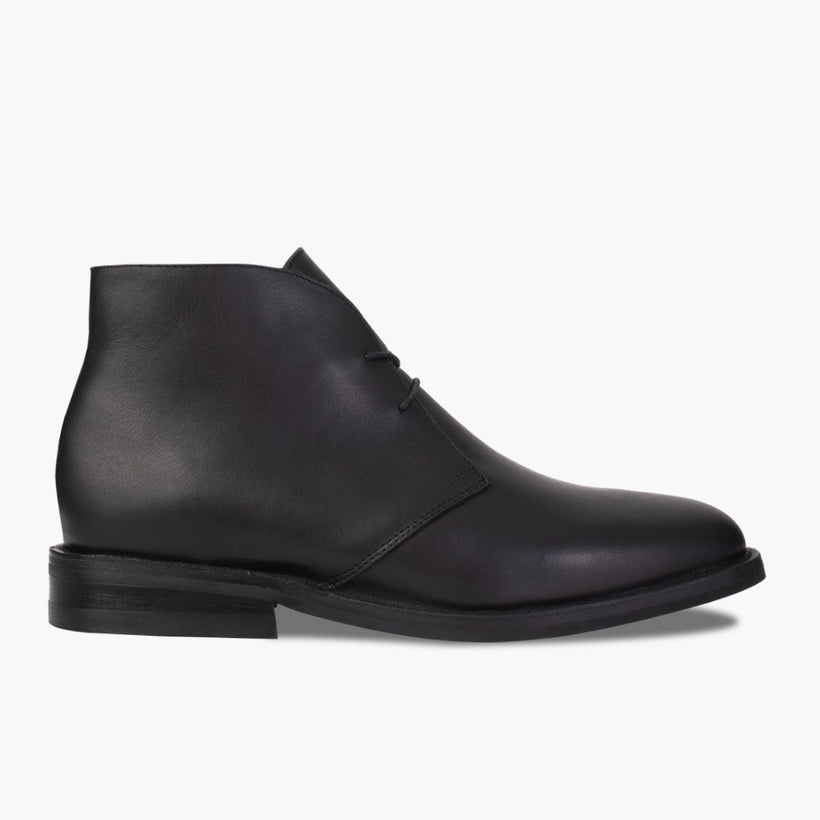 Scout Negro Botas de cuero para Hombre
