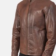 Alex Chaqueta Biker de Cuero para Hombre – Vista alternativa del producto 6