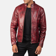 Alex Chaqueta Biker de Cuero para Hombre – Vista alternativa del producto 4
