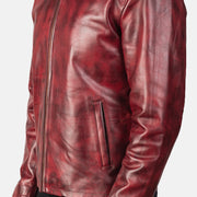 Alex Chaqueta Biker de Cuero para Hombre – Vista alternativa del producto 6