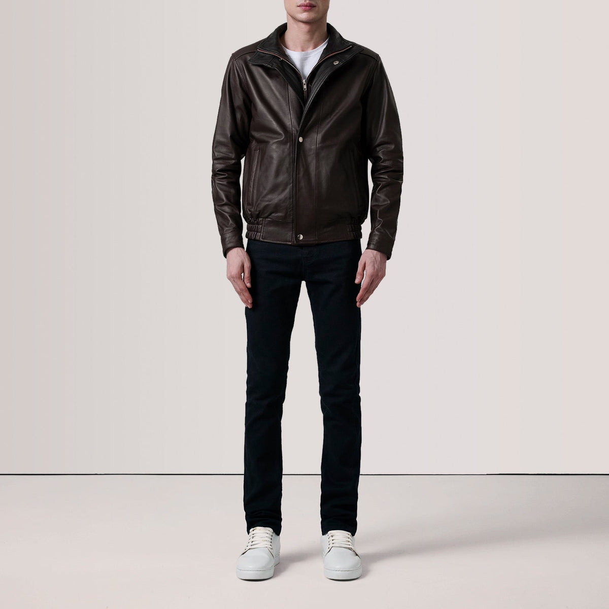 Alfred Cazadora Bomber de Cuero para Hombre – Vista alternativa del producto 2