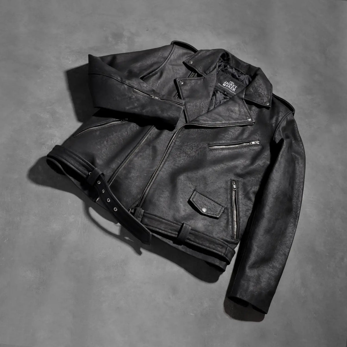 
Allaric Alley Chaqueta Biker de Cuero para Hombre – alternate product view 8