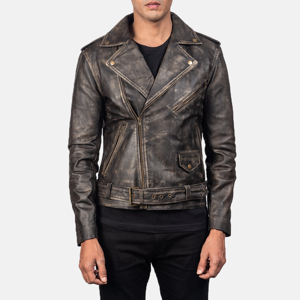 
Allaric Alley Chaqueta Biker de Cuero para Hombre – alternate product view 1