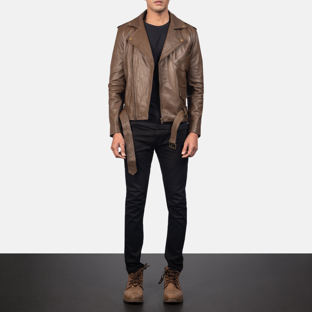 
Allaric Alley Chaqueta Biker de Cuero para Hombre – alternate product view 4