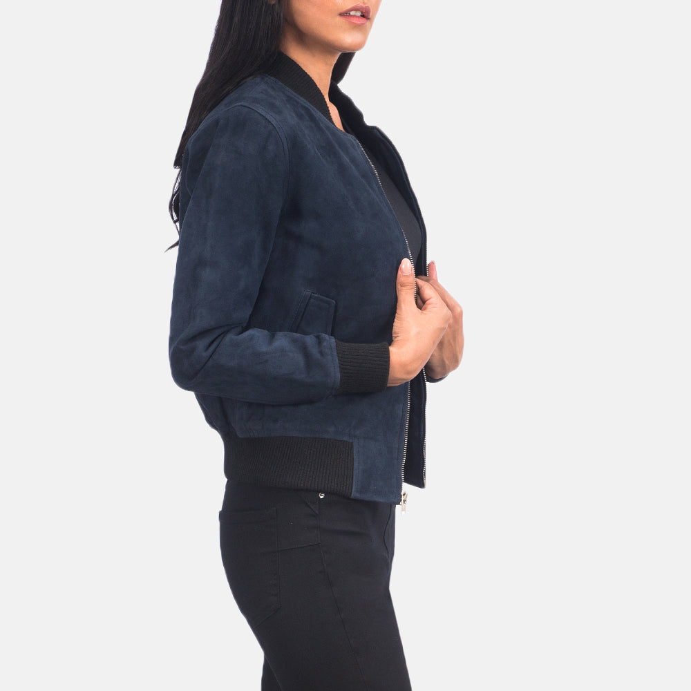 Vista interior Showing Quilted Viscose Lining &amp; Dos bolsillos interiores
