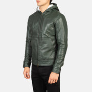
Baston Chaqueta Bomber de Cuero para Hombre - Natural Daylight Drape