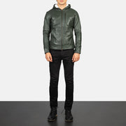 
Baston Chaqueta Bomber de Cuero para Hombre – alternate product view 3
