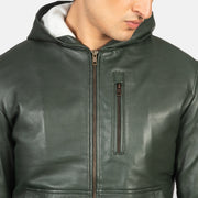 
Baston Chaqueta Bomber de Cuero para Hombre – alternate product view 6