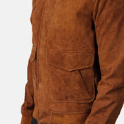 Coffmen Cazadora Bomber de Cuero para Hombre – Vista alternativa del producto 6