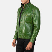 Darren Chaqueta Biker de Cuero para Hombre – Vista alternativa del producto 2