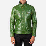 Darren Chaqueta Biker de Cuero para Hombre – Vista alternativa del producto 3