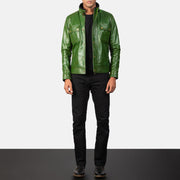 Darren Chaqueta Biker de Cuero para Hombre – Vista alternativa del producto 4